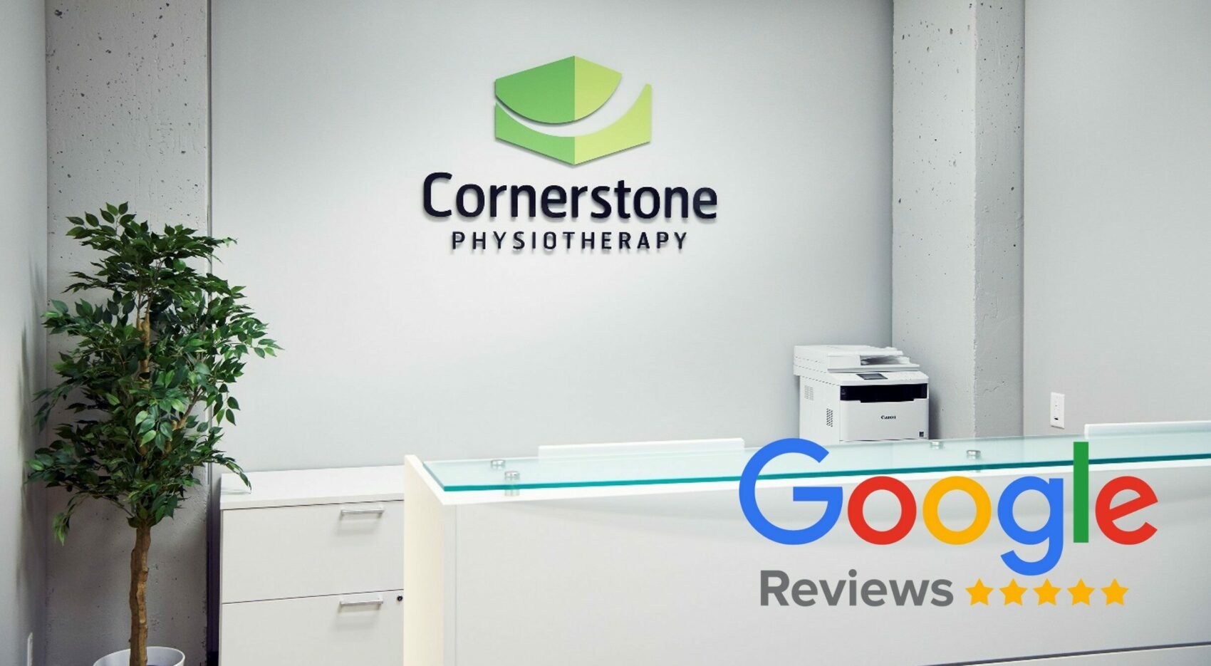 Cornerstone Physiotherapy Clinic showing Google 5-star rating