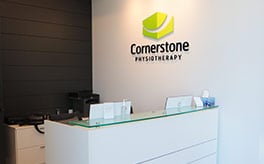 Cornerstone Physiotherapy Burlington front desk